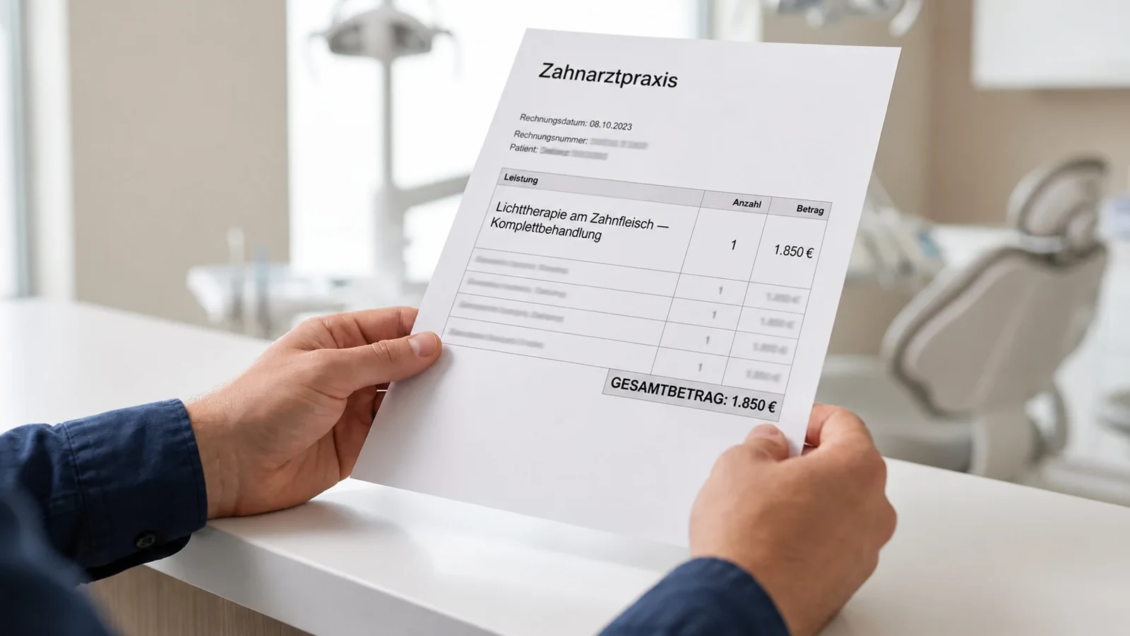 Der Preis, der eigentlich eine Klinikrechnung hätte sein müssen